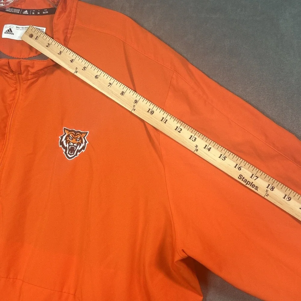 Idaho State Bengals Adidas Primegreen Mens 3XL Orange 1/4 Zip Pullover NCAA